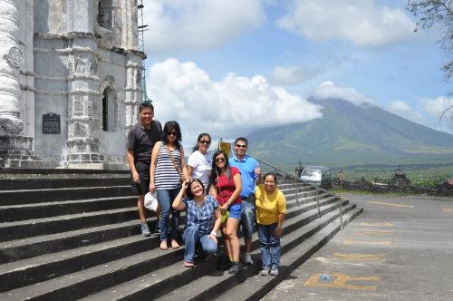 At Daraga Church - With my batch mates in high school.