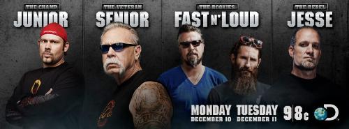 American Chopper Build Off: Ther Revenge - The final reckoning will be on December 10! PJD vs OCC vs Jesse James vs Fast n' Loud---the best of the best is squaring off in Vegas! American Chopper Build Off: Ther Revenge - The final reckoning will be on December 10! PJD vs OCC vs Jesse James vs Fast n' Loud---the best of the best is squaring off in Vegas!