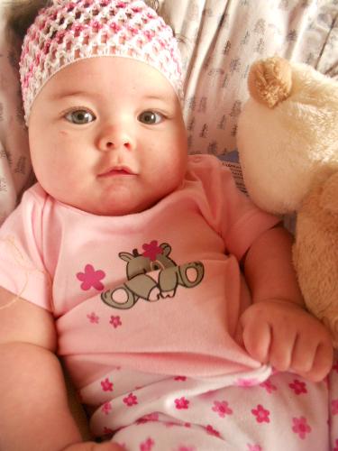 Shes 4 months old! - My baby svenja is so getting prettier & bigger everyday! Shes 4 months old! - My baby svenja is so getting prettier & bigger everyday!