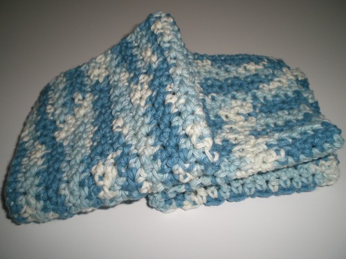 Crochet dishcloths - This is some of the crochet dishcloths that I made as Christmas gifts.
