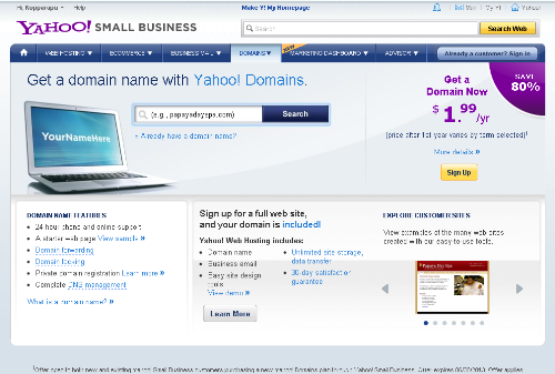 yahoo - screen shot of yahoo yahoo - screen shot of yahoo