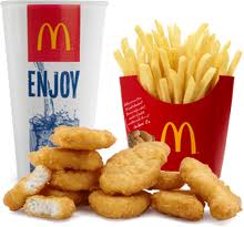 nuggets and fries - I am hungry and want to eat this.