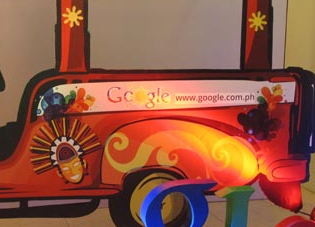 google jeep  - new logo for this branch in the phils.