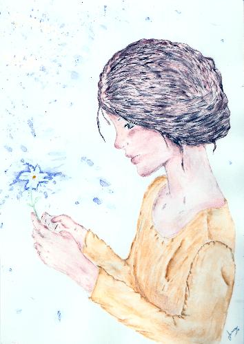 One of my drawings - Painting in watercolors