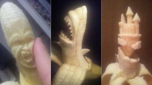 Banana Sculpting - Crazy isn't it?