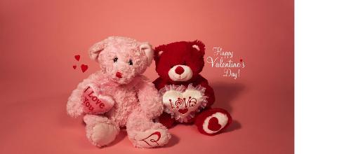 Happy Valentines Day - cuddly bears to share with your loved one