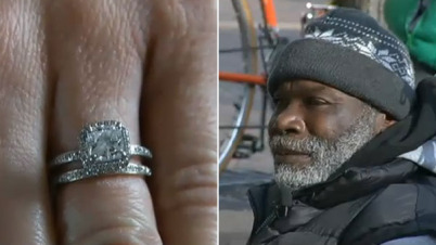 A man of Character - Billy Ray Harris - The man in hat is Billy Ray Harris and this hand with the diamond ring is Sarah Darling&#039;s. News spread through Kansas that a homeless Billy returned the diamond ring accidentally fell into his cup to Sarah Darling. Out of generosity Sarah gave a little amount to the homeless Billy which unknowingly Sarah&#039;s ring fell. Billy who knows it was real and very expensive keep it. 