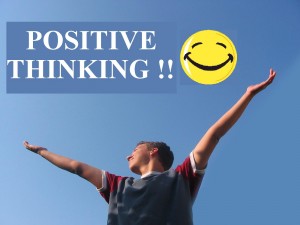 positive thinking - Sulution would be for the problems that we have experienced