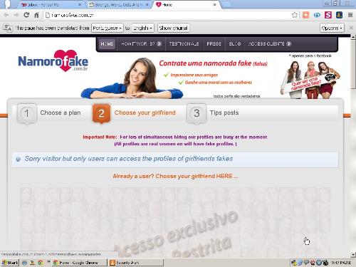 browsing - Namorofake site