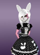 My IMVU character -  *wiggles nose* Ya got any carrots?