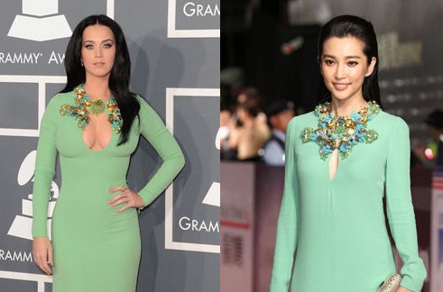 look - Celebrities wore the same dresses