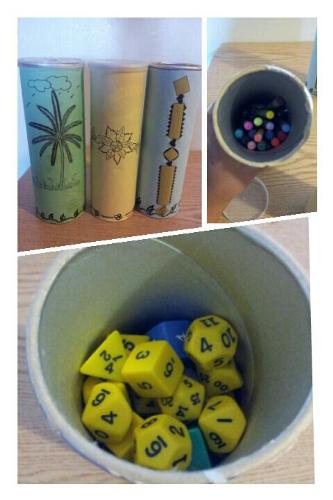 Pencil Cases - This is my customized pencil cases and some dices case :)