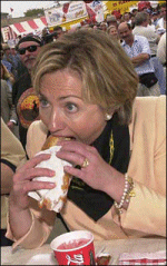Hillary Clinton - Even the big shots can get a picture taken when they don't think that they are. I'd be embarrassed to have a picture taken of me like this. LOL