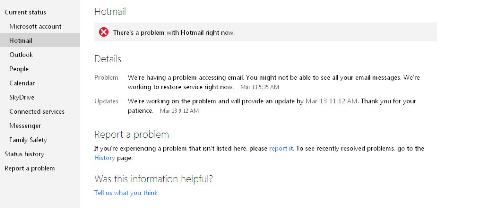 Hotmail - Hotmail login problem Hotmail - Hotmail login problem