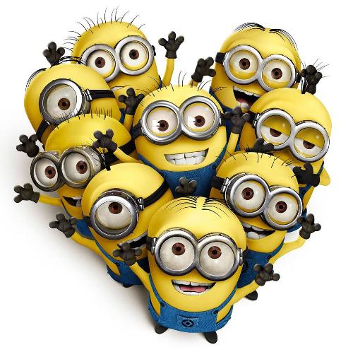 The Minions from Despicable Me - the cute little helpers of Gru from the movie Despicable Me