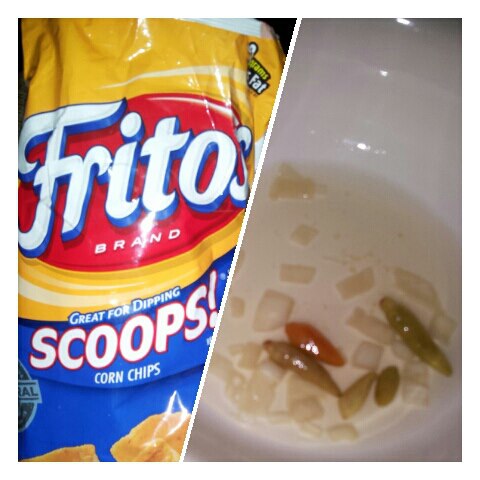 Fritos w/ spicy vinegar - One of my favorite snacks ^_^
