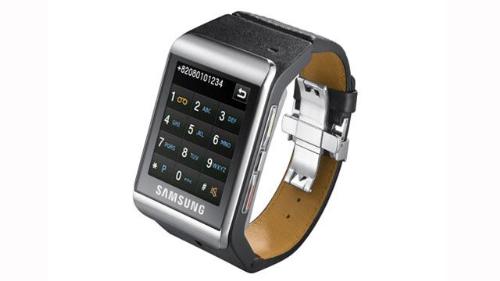 Smartwatch Phone - A prototype from Samsung who is now known to be racing to compete with Apple's upcoming iWatch which is iPhone wristwatch version 1.0