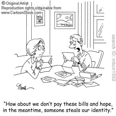 Paying bills - Nothing more stressful than bills!