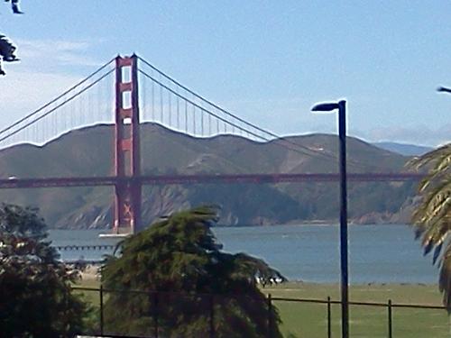 SF from Museum - Golden Gate bridge from the Disney museum