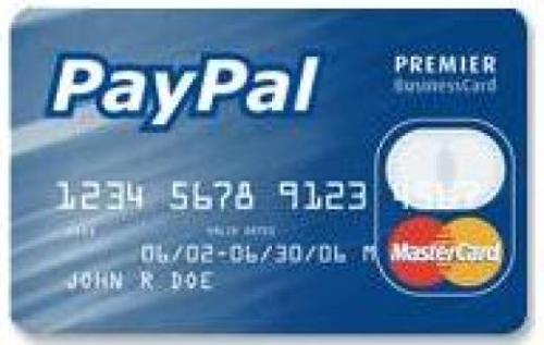 Paypal Card - Pay Pal Credit/Debit card