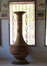 Goblet adorning our lounge - Hand made artifact.