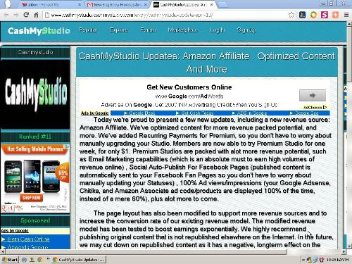Life - Screen shot of cashmy studio Life - Screen shot of cashmy studio