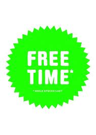 Free time is hard to get - Free time is time for mylot
