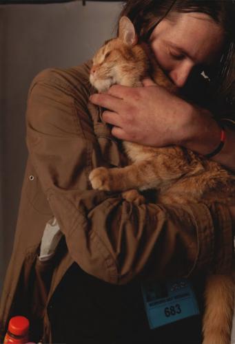 Big Issue Man James & Bob - I love Bob(cat)&James so much