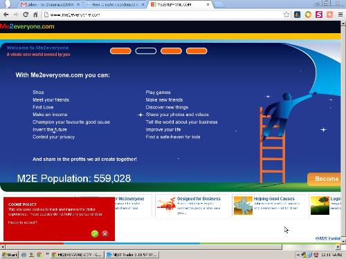 Make extra money - screen shot of me2everyone Make extra money - screen shot of me2everyone