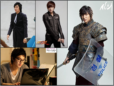 Lee Min Ho (South Korean actor) - Boys over Flowers (2009)
Personal Taste (2010)
City Hunter (2011)
Faith (2012)
