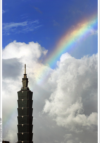 Rainbow -  'There's a rainbow always after the rain.'