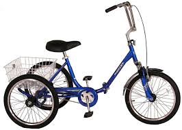 Westport Adult Folding Tricycle, Blue