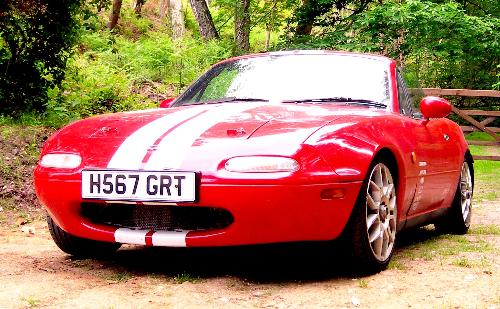 My pride and joy - Always dreamed of having a little sports car, and finally got this one. Now I have to sell her because my body won't let me get in and out of the car. Secretly hope that no-one will buy her, she is on E-bay at the moment.