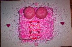 Corset Cake - Cake I baked for my best friend&#039;s lingerie shower.