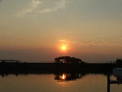 sunset on the bay - I took this one over the summer.  It is overlooking the bay.