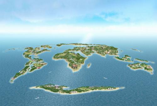 Map of The World - This is not a real map..its Map Of The World at Dubai..its a great and special project...anyone here buying any properties there???