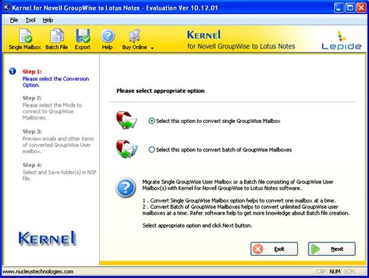 Migrate Novell GroupWise