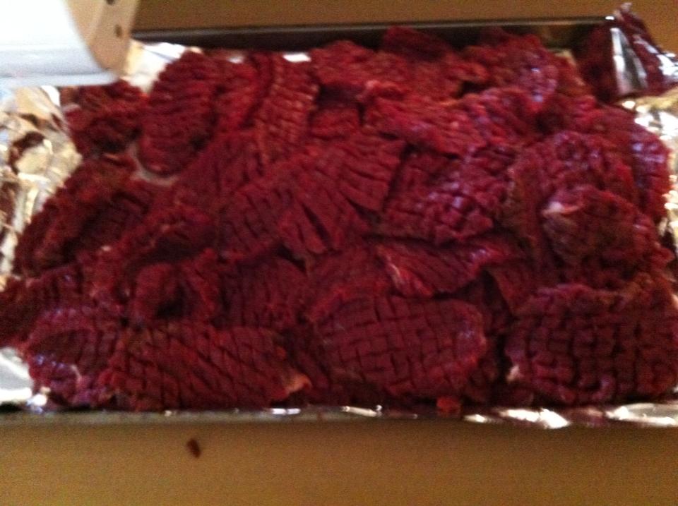 This is one plate full of meat. There is more. This is one plate full of meat. There is more.