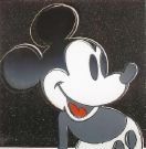 B&W Mickey - Picture of a black & white Mickey Mouse.