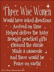 Why Not &#039;the Three Wise Women&#039;?
