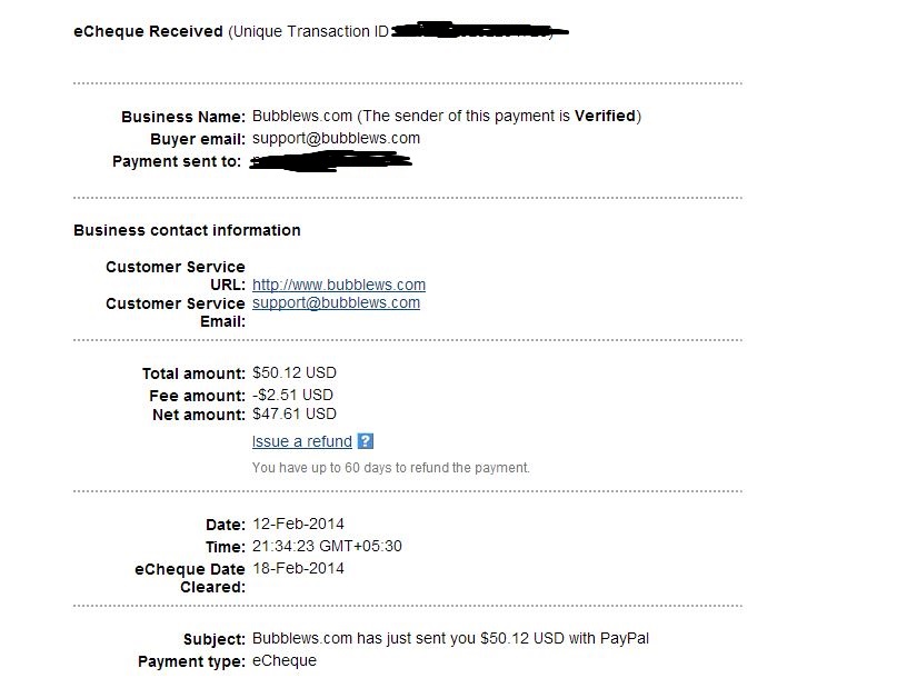 Bubblews feb 14 payout