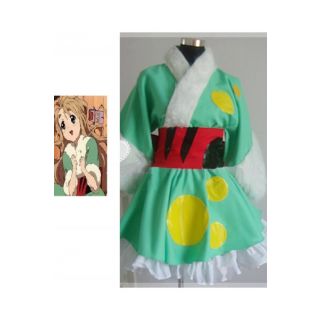 K-ON! Kotobuki Tsumugi Mint Green Kimono Cosplay Costume