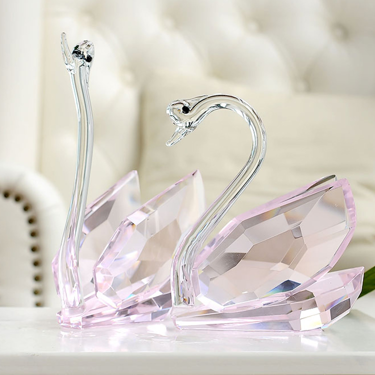 nice crystal swan for your home decorations or gift etc.
