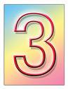 three - number three