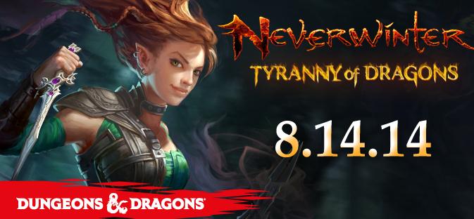 August New Neverwinter Module 4 Tyranny of Dragons is Coming