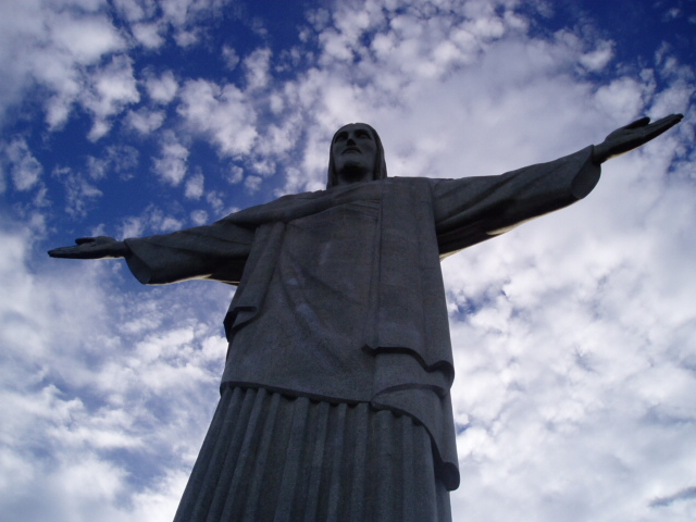 The statue of Christ - Rio de Janeiro - It's an impressing monument. Really worth the trip.