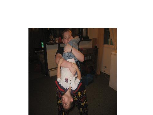 middle and youngest - here are my middle son and youngest son playing