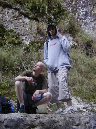 Me and a friend - This picture was taken during a trip to 'Cheile Turzii' a very beautiful place where people go to enjoy the beauties of nature.