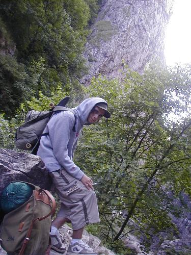 Trip - Same trip to 'Cheile Turzii' i was chillin on a rock having a cigarette. Damn that was a busy day.