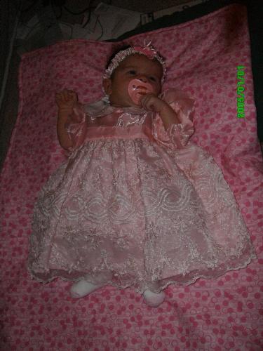 baby - My baby dressed up like a doll